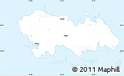 Classic Style Simple Map of Vormsi