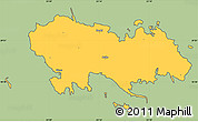 Savanna Style Simple Map of Vormsi, cropped outside