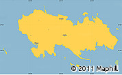 Savanna Style Simple Map of Vormsi