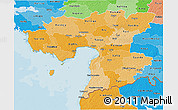 Political Shades 3D Map of Pärnu