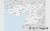 Silver Style 3D Map of Pärnu