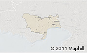 Shaded Relief 3D Map of Audru, lighten, semi-desaturated