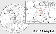 Blank Location Map of Audru, highlighted parent region