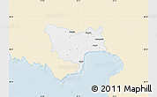 Classic Style Map of Audru, single color outside
