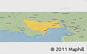 Savanna Style Panoramic Map of Audru