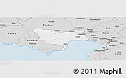 Silver Style Panoramic Map of Audru