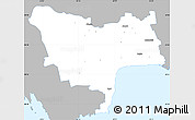 Gray Simple Map of Audru, single color outside