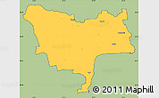 Savanna Style Simple Map of Audru, cropped outside