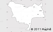 Silver Style Simple Map of Audru, cropped outside
