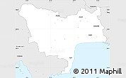 Silver Style Simple Map of Audru