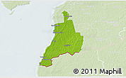 Physical 3D Map of Häädemeeste, lighten
