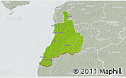Physical 3D Map of Häädemeeste, lighten, semi-desaturated