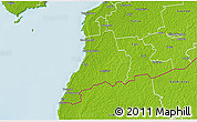 Physical 3D Map of Häädemeeste