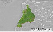 Satellite 3D Map of Häädemeeste, lighten, desaturated