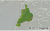 Satellite 3D Map of Häädemeeste, lighten, semi-desaturated