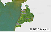 Satellite 3D Map of Häädemeeste, single color outside