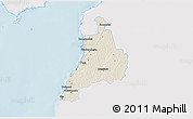 Shaded Relief 3D Map of Häädemeeste, single color outside