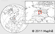 Blank Location Map of Häädemeeste, highlighted country, highlighted parent region