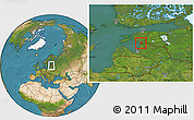 Satellite Location Map of Häädemeeste