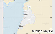 Classic Style Map of Häädemeeste, single color outside