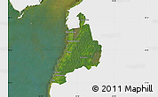 Satellite Map of Häädemeeste, single color outside