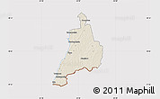 Shaded Relief Map of Häädemeeste, cropped outside