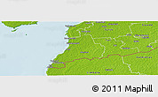 Physical Panoramic Map of Häädemeeste