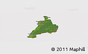 Satellite Panoramic Map of Häädemeeste, cropped outside