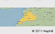 Savanna Style Panoramic Map of Häädemeeste