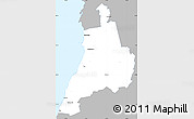 Gray Simple Map of Häädemeeste, single color outside