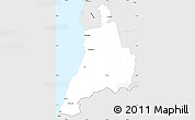 Silver Style Simple Map of Häädemeeste