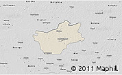 Shaded Relief 3D Map of Halinga, desaturated