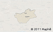 Shaded Relief 3D Map of Halinga, lighten
