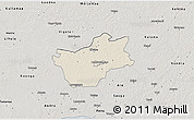 Shaded Relief 3D Map of Halinga, semi-desaturated