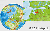 Physical Location Map of Halinga