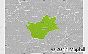 Physical Map of Halinga, lighten, desaturated