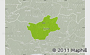 Physical Map of Halinga, lighten, semi-desaturated