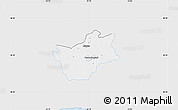 Silver Style Map of Halinga, single color outside