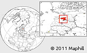 Blank Location Map of Pärnu