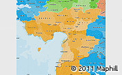 Political Shades Map of Pärnu