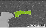 Physical 3D Map of Paikuse, darken, desaturated