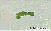 Satellite 3D Map of Paikuse, lighten