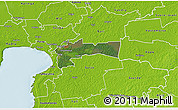 Satellite 3D Map of Paikuse, physical outside