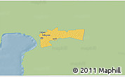 Savanna Style 3D Map of Paikuse, single color outside