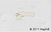 Shaded Relief 3D Map of Paikuse, lighten, desaturated