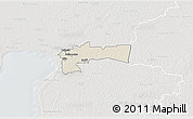 Shaded Relief 3D Map of Paikuse, lighten, semi-desaturated