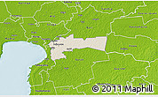 Shaded Relief 3D Map of Paikuse, physical outside