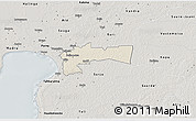 Shaded Relief 3D Map of Paikuse, semi-desaturated
