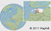 Savanna Style Location Map of Paikuse, highlighted country, highlighted parent region, hill shading