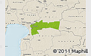 Physical Map of Paikuse, shaded relief outside